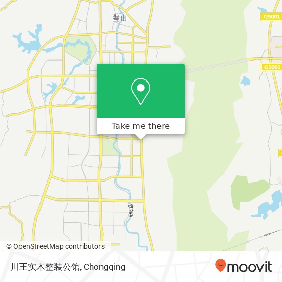川王实木整装公馆 map