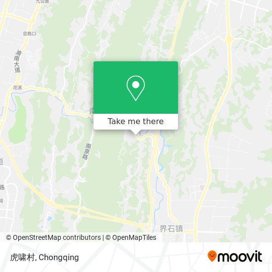虎啸村 map