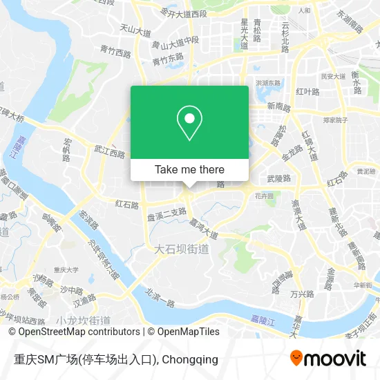 重庆SM广场(停车场出入口) map