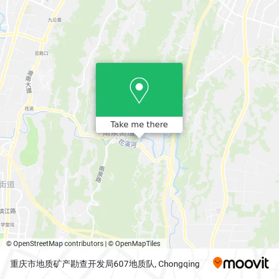 重庆市地质矿产勘查开发局607地质队 map