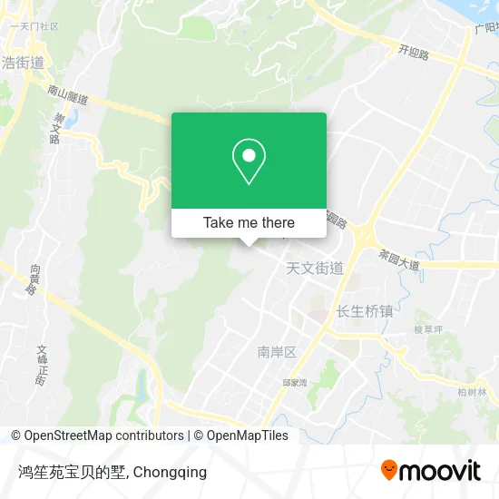 鸿笙苑宝贝的墅 map