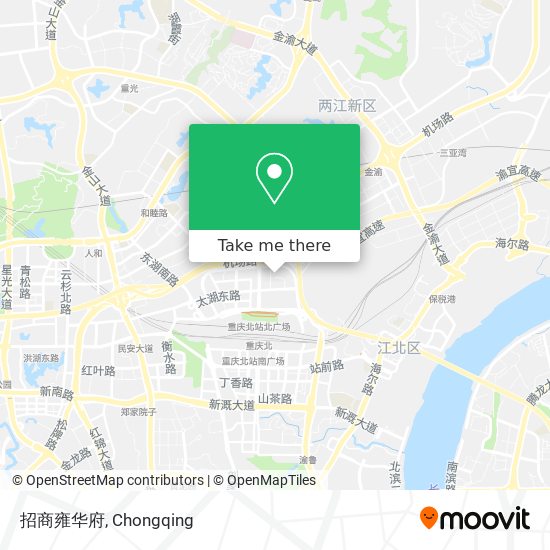 招商雍华府 map