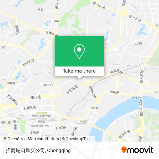 招商蛇口重庆公司 map