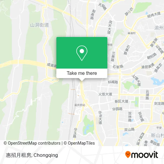 惠招月租房 map