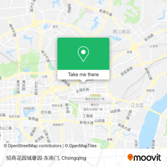 招商花园城馨园-东南门 map