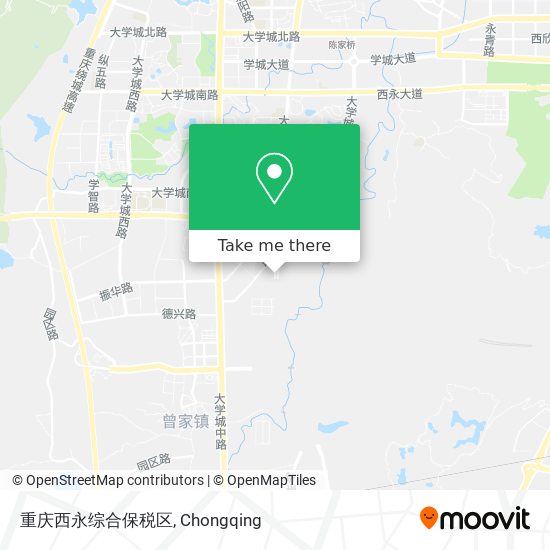 重庆西永综合保税区 map