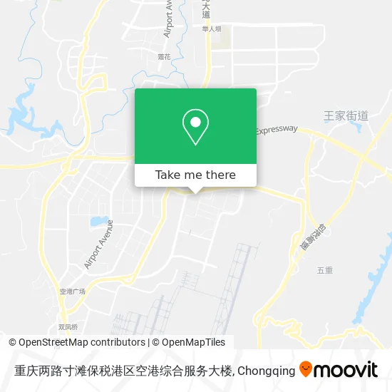 重庆两路寸滩保税港区空港综合服务大楼 map