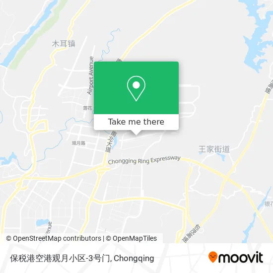 保税港空港观月小区-3号门 map