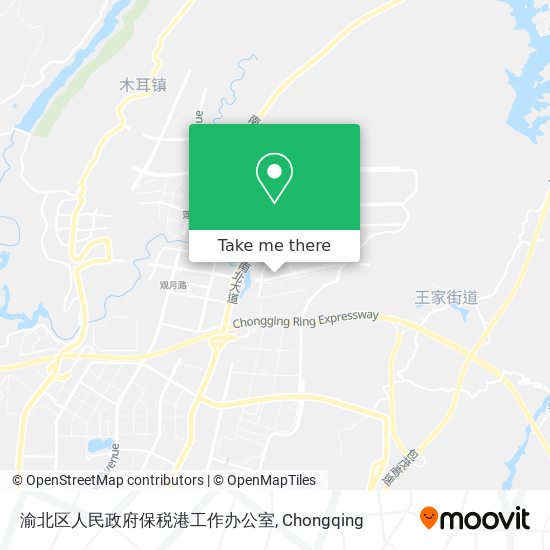 渝北区人民政府保税港工作办公室 map
