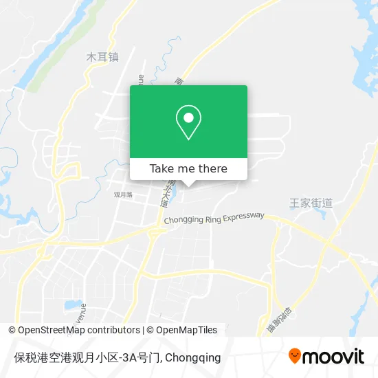 保税港空港观月小区-3A号门 map
