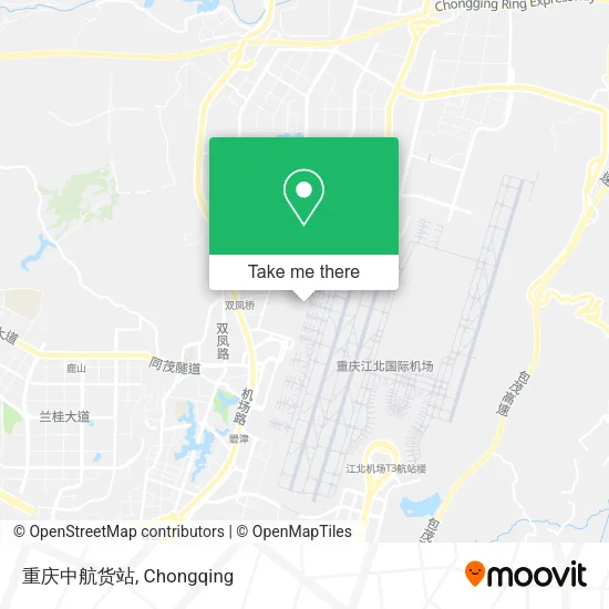 重庆中航货站 map