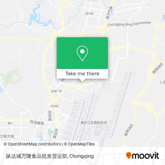 纵达城万隆食品批发货运部 map