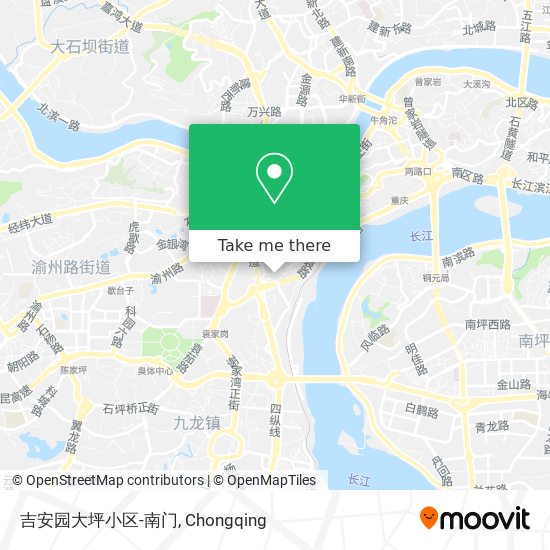 吉安园大坪小区-南门 map
