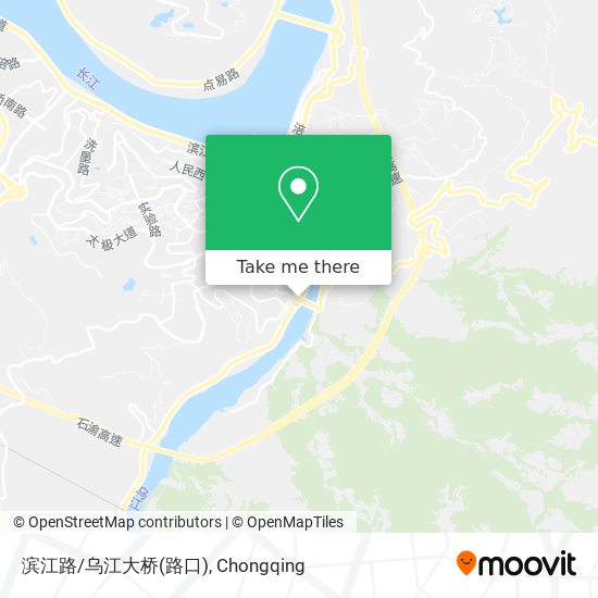 滨江路/乌江大桥(路口) map