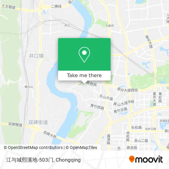 江与城熙溪地-503门 map