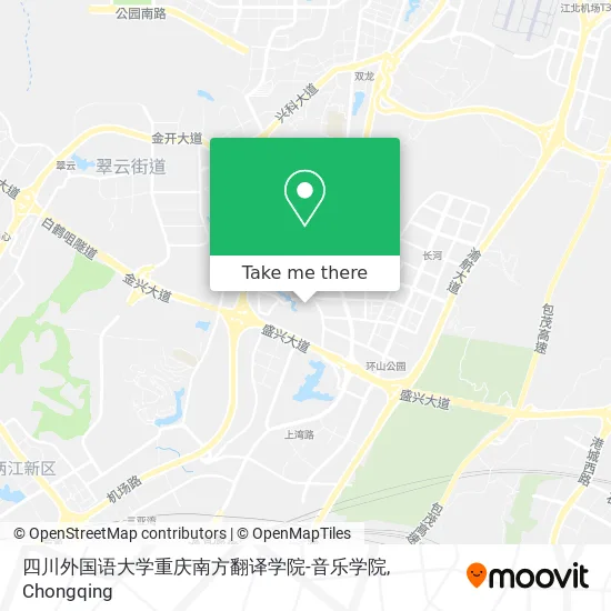 四川外国语大学重庆南方翻译学院-音乐学院 map