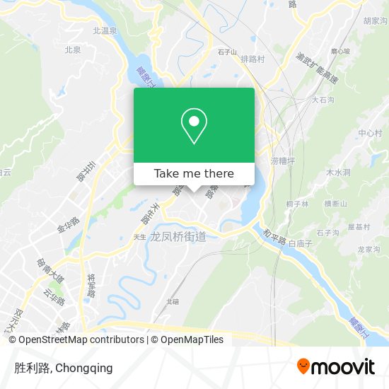 胜利路 map