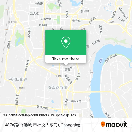 487a路(香港城-巴福交大东门) map