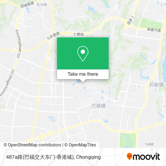 487a路(巴福交大东门-香港城) map