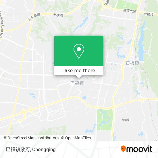 巴福镇政府 map