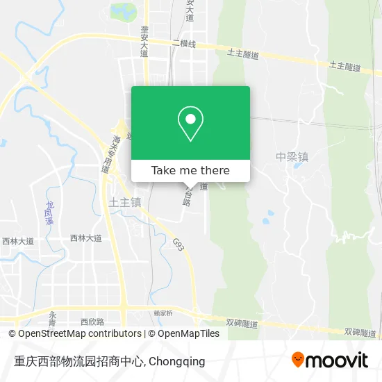 重庆西部物流园招商中心 map