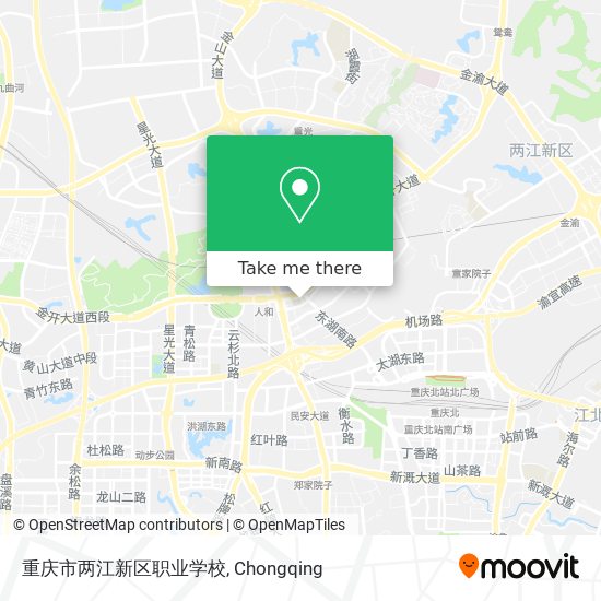重庆市两江新区职业学校 map