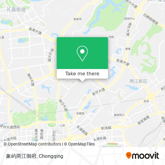 象屿两江御府 map
