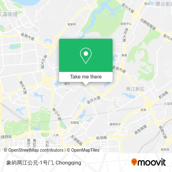 象屿两江公元-1号门 map