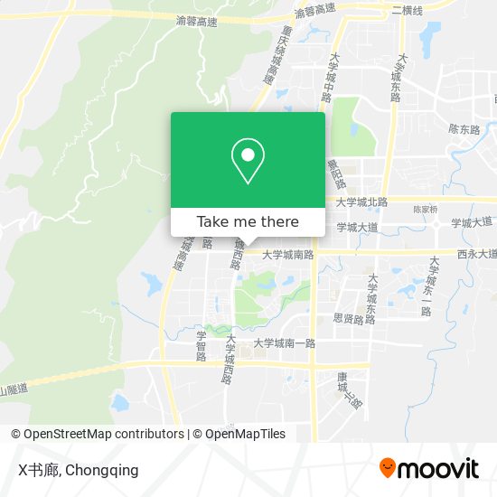 X书廊 map