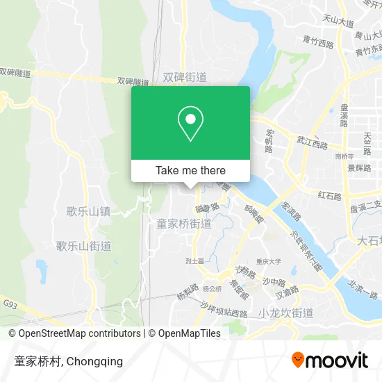 童家桥村 map