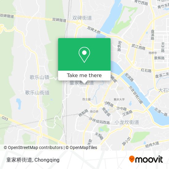 童家桥街道 map