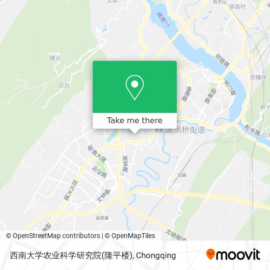 西南大学农业科学研究院(隆平楼) map