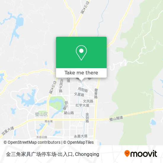 金三角家具广场停车场-出入口 map