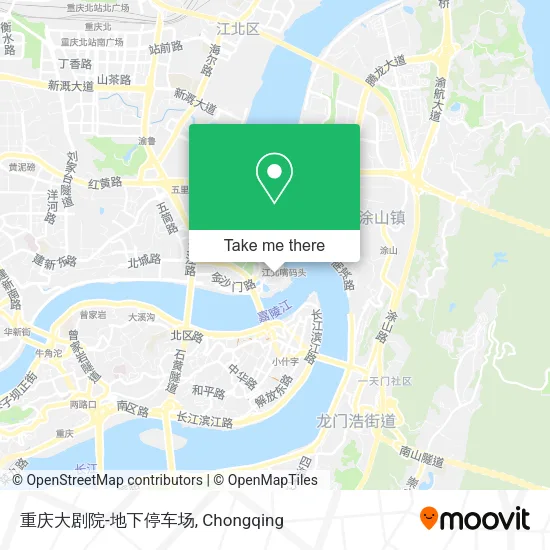 重庆大剧院-地下停车场 map