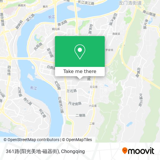 361路(阳光美地-磁器街) map
