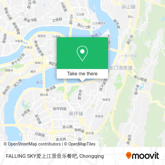FALLING SKY爱上江景音乐餐吧 map