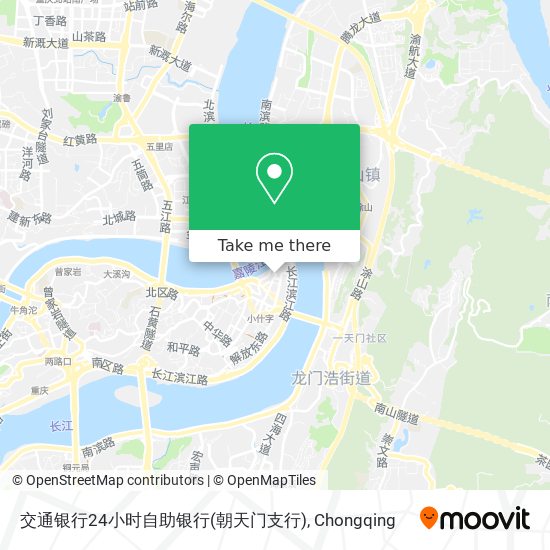 交通银行24小时自助银行(朝天门支行) map