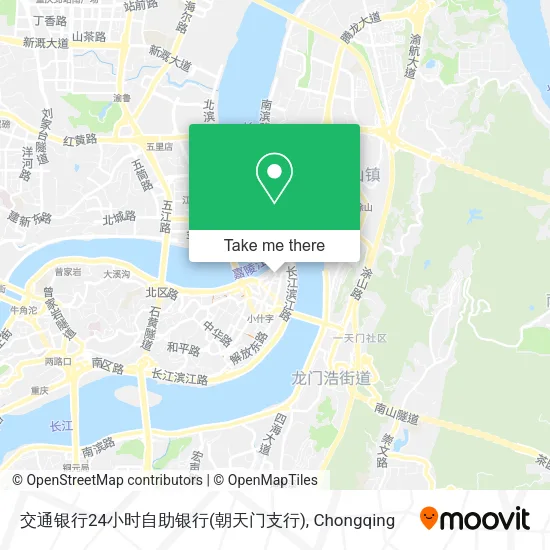 交通银行24小时自助银行(朝天门支行) map