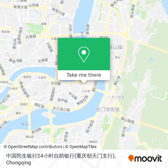 中国民生银行24小时自助银行(重庆朝天门支行) map
