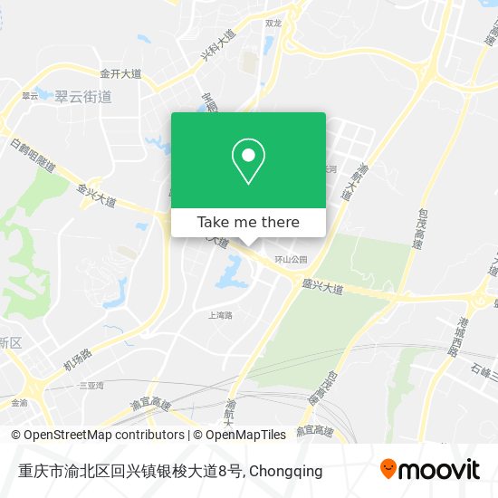 重庆市渝北区回兴镇银梭大道8号 map