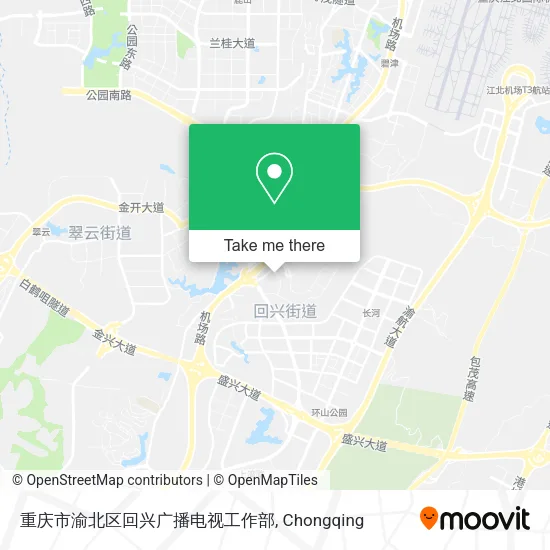 重庆市渝北区回兴广播电视工作部 map