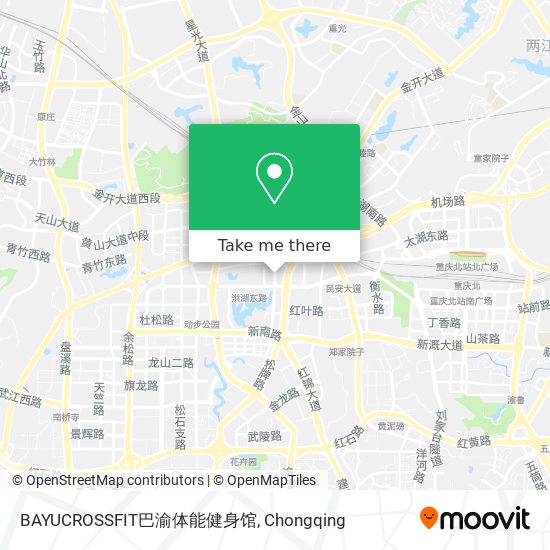 BAYUCROSSFIT巴渝体能健身馆 map