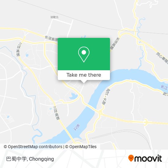 巴蜀中学 map