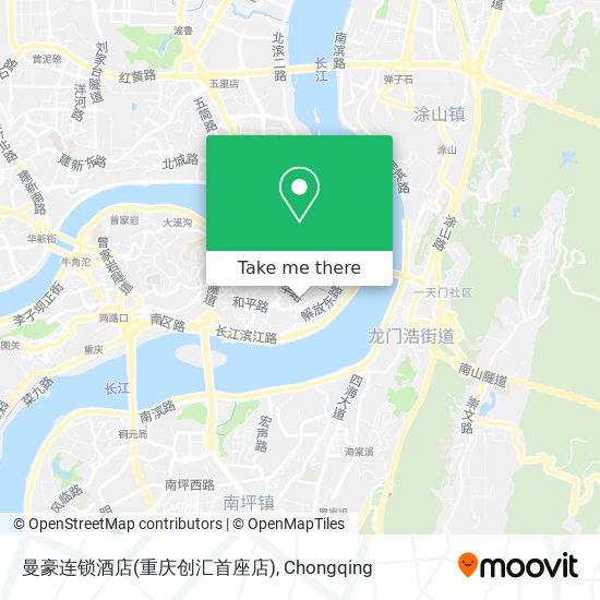 曼豪连锁酒店(重庆创汇首座店) map