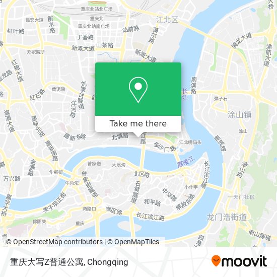 重庆大写Z普通公寓 map