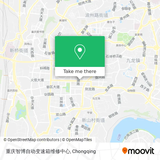 重庆智博自动变速箱维修中心 map