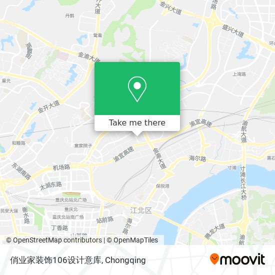 俏业家装饰106设计意库 map