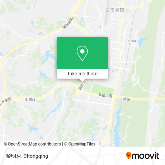 黎明村 map
