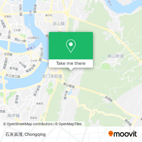 石灰岚垭 map