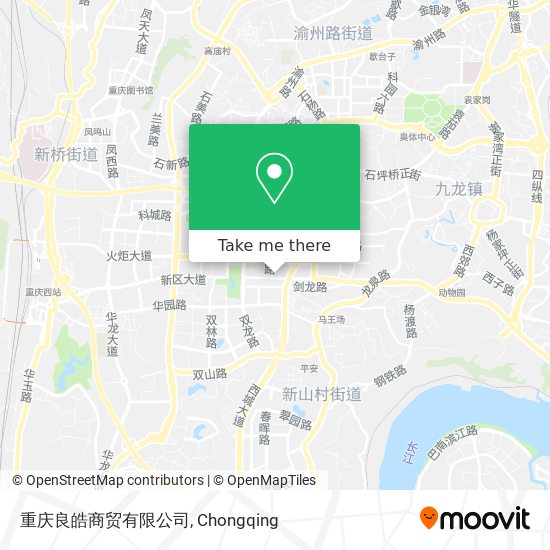重庆良皓商贸有限公司 map